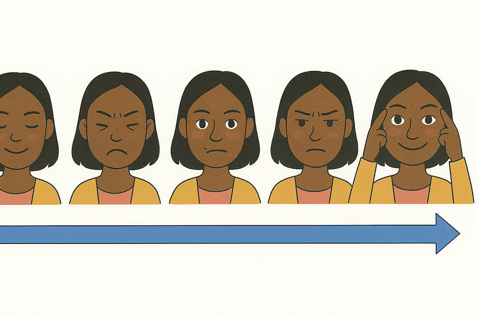 Eye blinking exercises for eye strain